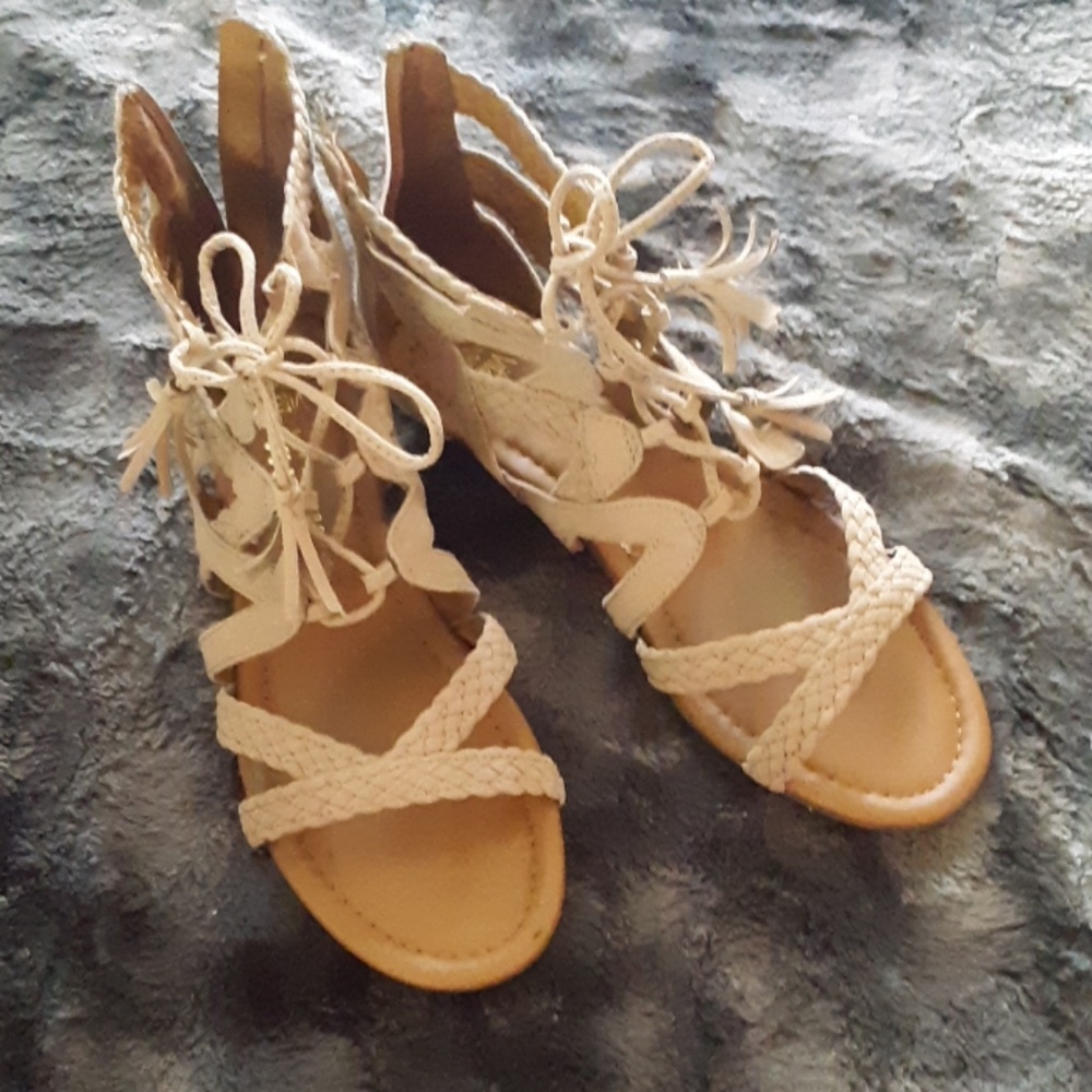 Tan sandals